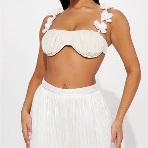 New White 2 Piece Set Fashion Nova